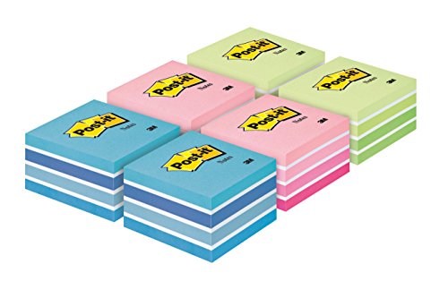 Bloco de Notas Autocolante 3M Post-it Cubos 3M - Notas autoadesivas - autocolante, plástico, verde