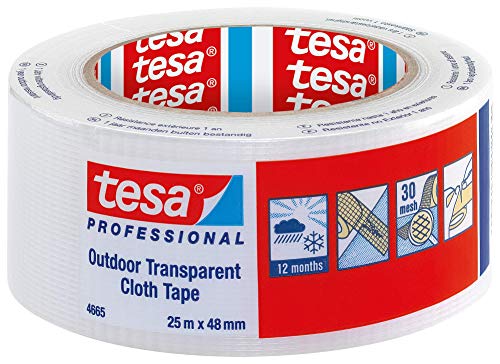 Fita Adesiva TESA Transparente (25 m x 48 mm) TESA - Fita adesiva de ferragens - transparente, 2,5 m, 4,8 mm, alta resistência