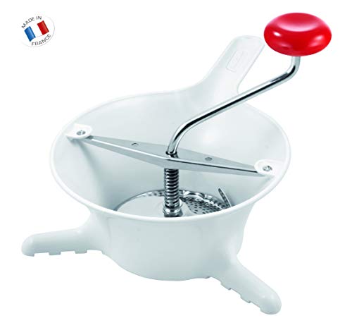 Moulinex K10120 Triturador de Alimentos Manual Vermelho, Inox, Branco Moulinex - Moedores de alimentos - manual, 2 grades, aço inoxidável, branco