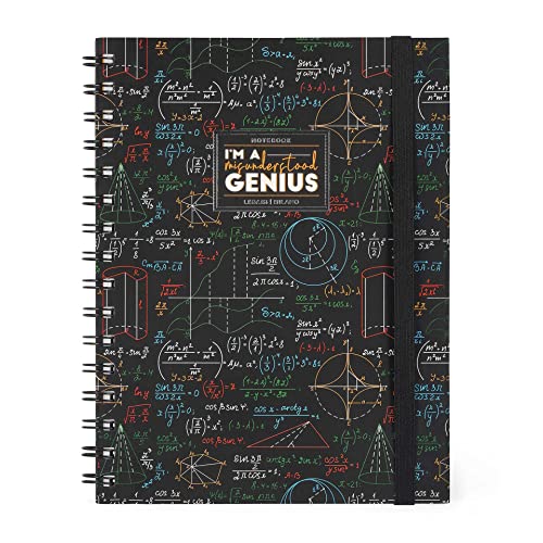 Caderno Espiral LEGAMI Genius (A5 - 200 Páginas) Legami - Cadernos e bloco de notas - A5, 200 páginas, capa rígida, folhas destacáveis