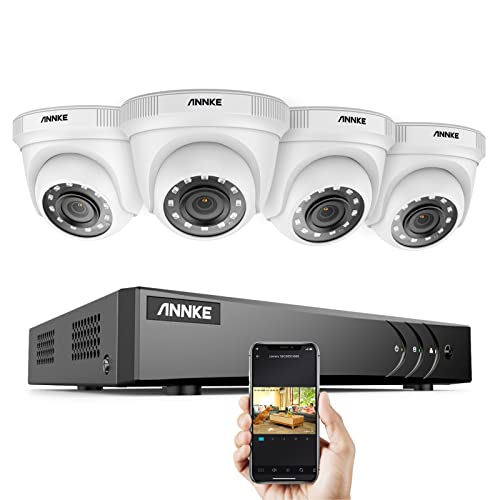 Kit de segurança ANNKE 8CH 5MP-N H.265+ DVR sem disco duro ANNKE - Câmeras de vigilância - 5MP-N, 8 canais, h.265, hd