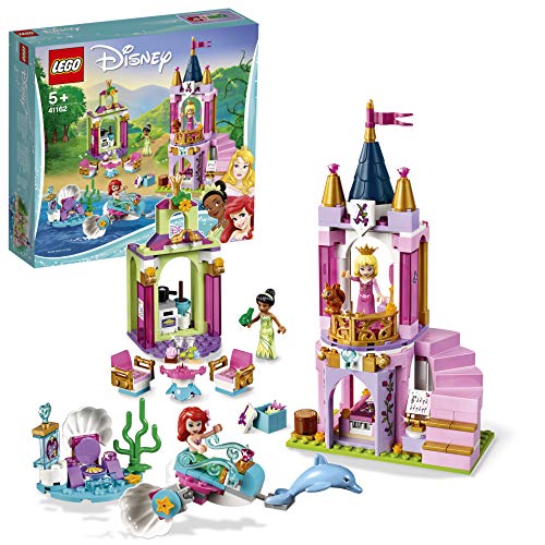 LEGO Disney - Celebración Real de Ariel, Aurora y Tiana (Idade Mínima Recomendada: 4 anos) LEGO - Blocos de encaixe - lego, disney, 4 anos