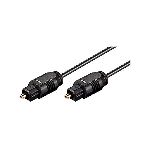 Cabo Fibra Ótica STARTECH (Toslink - 2 m - Preto) Wentronic - Cabos de áudio e vídeo - fibra óptica, toslink, 2m, preto