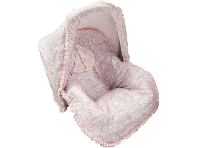 Forra para bebé Babyline Caramelo Rosa (Cobre - Arnês e Capa) Babyline - Acessórios para cadeirinhas de bebê - cobre, arnes, capa, poliéster