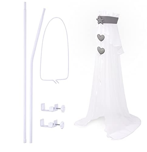 Barreira de Berço AMILIAN 4D Baby (Branco) Amilian - Roupa de cama - barreira, berço, amilian, 4d baby, branco, metal lacado