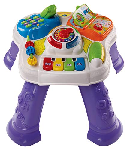 Jogo Didático VTECH Mesita Parlanchina 2 en 1 VTech - Brinquedos - 2 em 1, interativo, teclado iluminado, livros