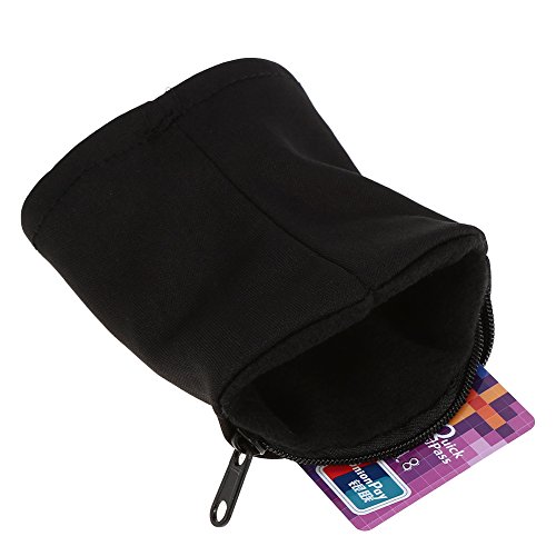 Bolsa de Pulso ALOMEJOR Preto (Poliéster - 7.5 x 3.5 cm) Alomejor - Carteiras e clips de dinheiro - polidéster, 7.5 x 3.5 cm