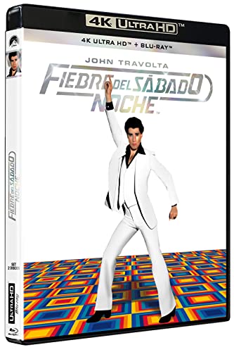 Blu-Ray Fever Del Sabado Noche (Edición 45 Aniversario) (Edição em Espanhol) DIVISA RED S. A. - Dvds e vídeos - blu-ray, edição 45 anos, espanhol