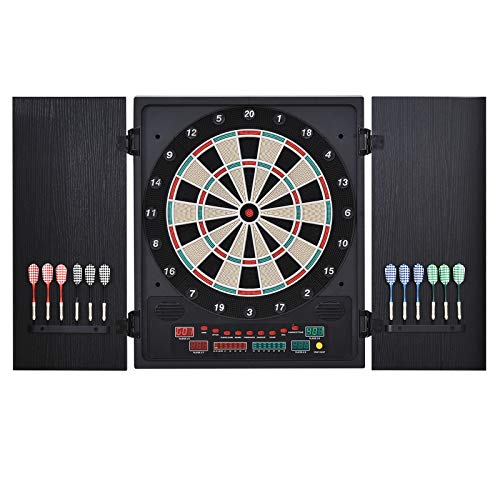 Dartboard Eletrónico HOMCOM com 27 Jogos HOMCOM - Alvos de dardos - electrónico, 27 jogos