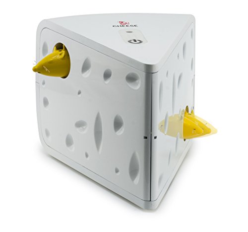 Brinquedo para Gato FROLICAT Cheese Amarelo e Branco FROLICAT - Brinquedos para gatos - gato, amarelo, branco