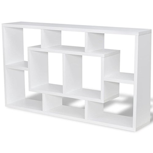 Estante VIDA XL Suspensa com 8 Compartimentos 85 x 47,5 cm - Branco vidaXL - Prateleiras industriais - suspensa, 8 compartimentos, 85x47,5 cm, branco