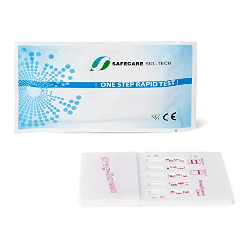 Testes de Detecção de Drogas Multi-Drogas (5 Drogas) Safecare Bio-Tech - Testes médicos - multi-droga, 5 drogas