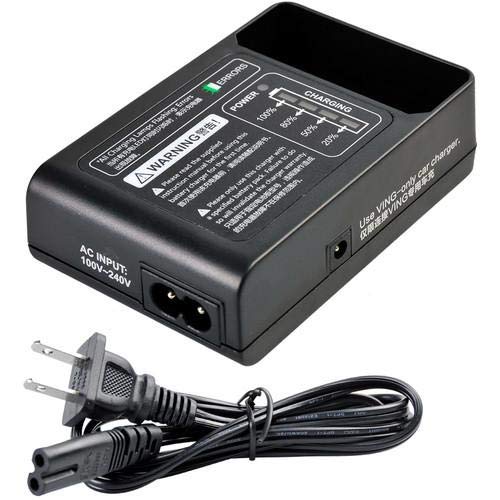 Carregador de Bateria GODOX VC-18 para V850 e V860 GODOX - Adaptadores de energia e carregadores - carregador, bateria, godox, vc-18, v850, v860