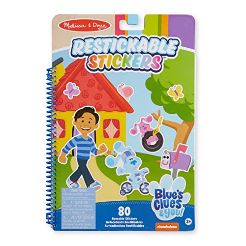 Jogo Educativo MELISSA & DOUG Blue's Clues & You! Sticker Book Melissa & Doug - Materiais de arte e artesanato - educativo, sticker book, melissa & doug