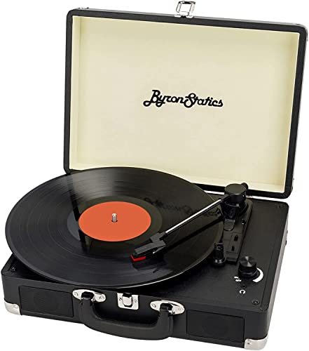 Gira-Discos BYRONSTATICS ByronStatics Vintage TT Innovation tec - Gira-discos e leitores de vinil - madeira, 3 velocidades, compacto, motor silencioso
