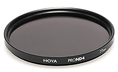Hoya Pro ND 4/77mm Filter - 1.6 Stop Neutral Density Hoya - Peças e acessórios para câmeras - redução luz, 4 stops, fotografias rápidas, efeitos artísticos