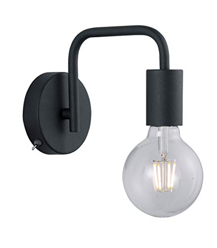 Aplique de Parede Diallo Trio 3W E27 Preto TRIO LIGHTING - Luminárias de parede - trio, e27, preto