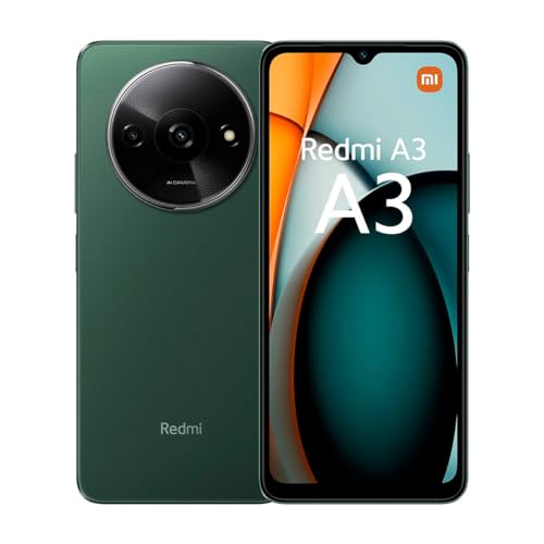 Smartphone XIAOMI Redmi A3 (6.52'' - 3 GB - 64 GB - Verde) Xiaomi - Telemóveis - xiaomi, redmi a3, verde, 64 gb, 6.52 polegadas