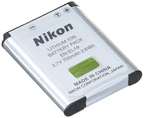 Bateria Indigo Bird NIKON EN-EL19 (Para Nikon CoolPix S3100) Nikon - Baterias para câmera - 3.7V, 700 mAh, iões de lítio, preto e prateado