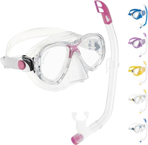 Conjunto de Snorkel para Crianças CRESSI Set Estrela Vip Jr Cressi - Campismo & caminhada - máscara, óculos, bocal, resistente