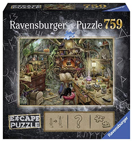 Puzzle RAVENSBURGER The Witch's Kitchen (Idade Mínima Recomendada: 12 anos - 759 Peças) Ravensburger - Quebra-cabeças de encaixar - puzzle, ravensburger, witch's kitchen, idade mínima recomendada, 759 peças