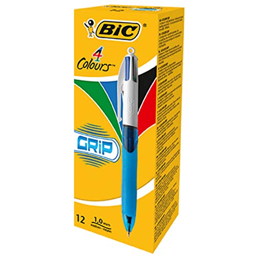 Esferográfica Rollerball BIC 4 Colours Azul BIC - Canetas - esferográfica, rollerball, bic, 4 cores, azul