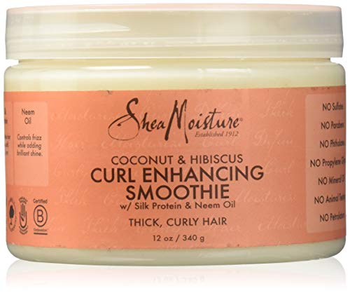 Loção para o Cabelo SHEA MOISTURE Coconut & Hibiscus Curl Smoothie (100 ml) SHEA MOISTURE - Produtos de styling de cabelo - coconut, hibiscus, curly hair, smoothie