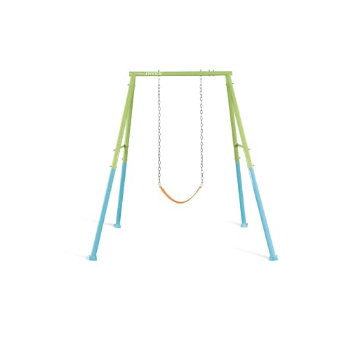 Baloiço Infantil INTEX 2 em 1 (Castanho - Poliéster - 170x235x200 cm) INTEX - Brinquedos - 2 em 1, castanho, poliéster, 170x235x200 cm
