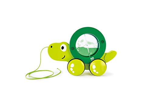 Brinquedo HAPE Wooden Toy Turtle (1 anos) HAPE - Brinquedos de empurrar e puxar - madeira, tartaruga, brinquedo