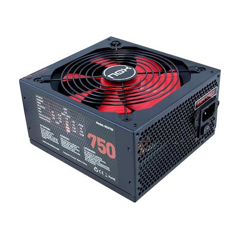 Fonte de Alimentação NOX NX-ATX750 (Non Modular - 750 W - 80 Plus) NOX - Fontes de alimentação para computador - non-modular, 750 W, 80 plus