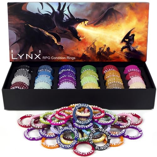 Marcadores de Condicionamento para Miniaturas ROL LYNX - Jogos - miniaturas, 96 anéis, condicionamento, jogos