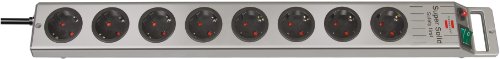 Extensão Elétrica BRENNENSTUHL 1390100500 (8 Tomadas - Tipo F - 2.5 m) Brennenstuhl - Filtros de linha e supressores de surtos - 8 tomadas, tipo f, proteção sobrecarga, interruptor