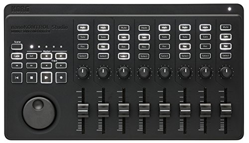 Teclado KORG Nanokontrol Studio Midi (Preto) KORG - Controladores midi - midi, usb, bateria