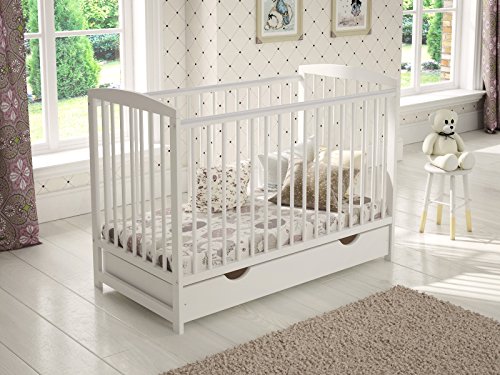 Cama JACOB com Barreira Branco (120x200cm) Love For Sleep - Móveis para bebês e crianças pequenas - cama, jacob, barreira, branco, 120x200cm