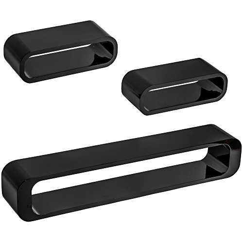 Estante TECTAKE Cube (Preto - Aço - 60x30x120 cm) TecTake - Prateleiras industriais - preto, 60x30x120 cm, madeira lacada, 15 kg