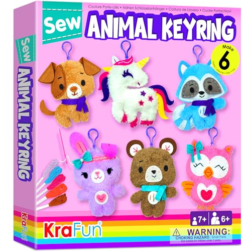 Kit de Costura KRAFUN (Idade Mínima: 5 anos) KRAFUN - Brinquedos - costura, crianças, fios, tecidos