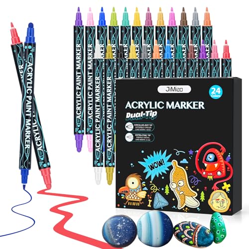 Marcador Permanente CUGYBUE 24 Cores (5 mm) Cugybue - Instrumentos de escrita e desenho - tinta à base de corantes, 5 mm, 24 cores, papel, cartão