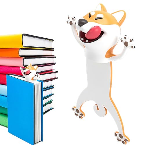 Marcador Livros 3D Animal Marcadores de Livros XZ - Marcadores de página - 3D, animais, prático, decorativo