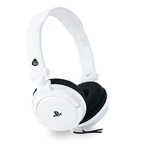 Auscultadores com Fio PS4 PowerA Headset (On Ear - Multiplataforma - Branco) 4Gamers - Fones de ouvido e headsets - binaural, branco, supra-aural, com fios