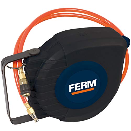 Ferm 1000-0013 acessório para compressor de ar Tubo flexível (Ferramentas Eléctricas) Ferm - Mangueiras pneumáticas - tubo flexível, 12 bar, 9 m, fixação ajustável