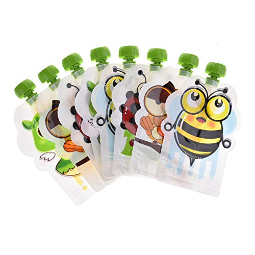 Lancheira 8 Peças Reutilizáveis (150 ml) Dequate - Eletrodomésticos - 150 ml, transparente, reutilizável