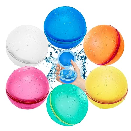 Brinquedo de Água UZHNOE 6 Conjuntos de Bolhas de Água Reutilizáveis UZHNOE - Artigos de festa - 6 conjuntos, bolhas de água, reutilizáveis, silicone