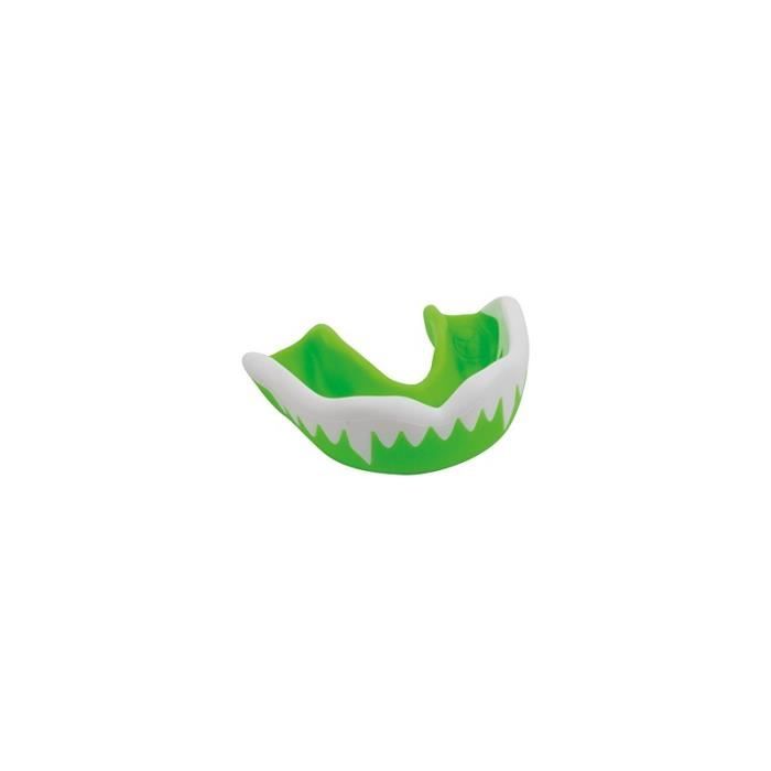 Protetor de Dentes GILBERT Viper Adulto Verde e Branco Gilbert - Protetores bucais esportivos - dentes, triangular, limpeza