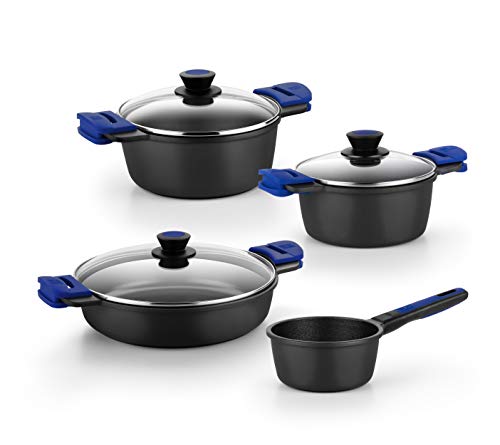 Pack de 4 Peças de Panelas BRA Advanced (Alumínio) Isogona - Conjuntos de panelas - alumínio, antiaderente, indução