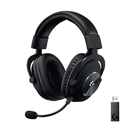 Auscultadores Gaming LOGITECH Pro X (Over Ear - Com Microfone - Preto) Logitech - Fones de ouvido e headsets - gaming, over ear, com microfone, preto