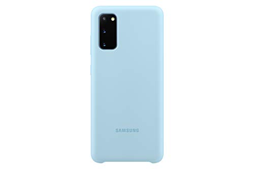 Capa Samsung Galaxy S20 Silicone Azul Céu SAMSUNG - Peças de reposição para telemóveis - silicone, azul, resistente a riscos, samsung