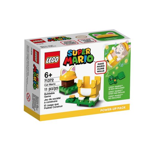 LEGO Super Mario - O Fatoiro do Gato Mario - 71372 (Idade Mínima: 7) LEGO - Blocos de encaixe - lego, super mario, fatoiro, gato mario, idade mínima