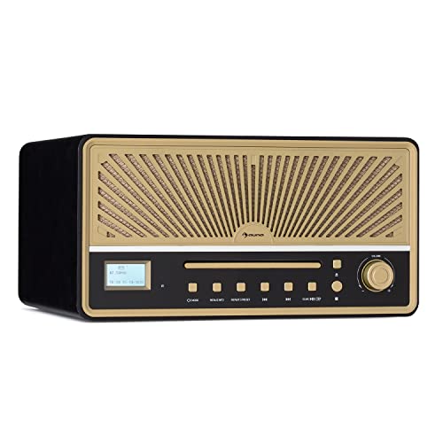 Rádio Portátil Auna R-01DAB com CD e Função de Leitura de Cds AUNA - Áudio - rádio portátil, auna r-01dab, cd, função de leitura, mp3-cd, cd-r/cd-rw