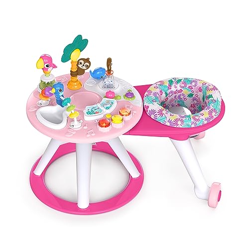 Berço Gira-Disco BRIGHT STARTS Around we go BRIGHT STARTS - Brinquedos de atividade para bebês - berço, gira-discos, atividades, design tropical, prática habilidades motoras