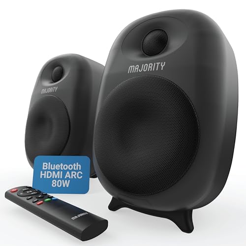 Coluna High Power Majority D80 2.0 (Colunas) Majority - Alto-falantes - 100W RMS, 60Hz-20kHz, Active Bass Reflex